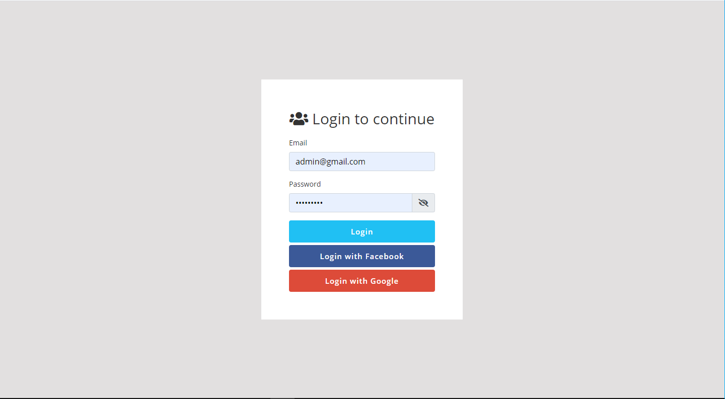 Login